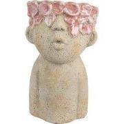 Clayre & Eef Bloempot 16x15x25 cm Beige Terracotta