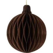 Clayre & Eef Kersthanger Ø 8x10 cm Bruin Papier