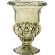 Clayre & Eef Vaas Ø 12x14 cm Groen Glas