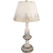 Clayre & Eef Tafellamp Ø 36x70 cm Beige Metaal