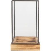 Clayre & Eef Decoratie Kweekkastje 14x14x24 cm Transparant Glas