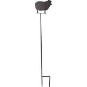Clayre & Eef Tuinsteker Schaap 25x120 cm Bruin IJzer