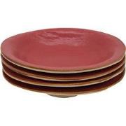 Diep Bord - Pastabord - Ø 24cm - Rood - Vivi Oggi -