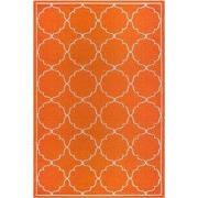 Berlin Outdoor - Buitenkleed Tuin - Weerbestendig Vloerkleed - Oranje-...