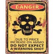 Clayre & Eef Tekstbord 20x25 cm Geel IJzer