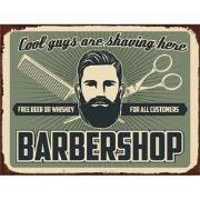 Clayre & Eef Tekstbord 33x25 cm Groen IJzer