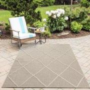 Natur Vloerkleed Lykia Buitenkleed Sisal Laagpolig Indoor en Outdoor B...