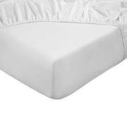 DoubleDry Hoeslaken 100% Natuurlijk Katoen - Eenpersoons 90x200 cm - Z...