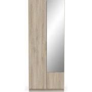 Kast met 2 deuren en spiegel Ghost - L79,4 cm