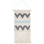 FAZILPUR  - Wanddecoratie - Zwart  - Katoen