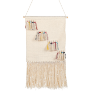 BUREWALA  - Wanddecoratie - Lichtbeige - Katoen