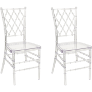 CLARION - Eetkamerstoel - Transparant - Polycarbonaat