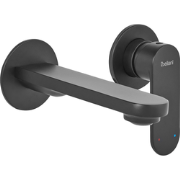 GUATAVIA - Wandgemonteerde mengkraan - Zwart - Messing