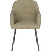 Eetkamerstoel Groen Stof - Zithoogte 45cm - Otis