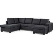 Furntastik 3 zits hoek links CL, stof Malmo 96, M230 antraciet