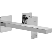 ANTOFAGASTA - Wandgemonteerde mengkraan - Zilver - Messing