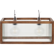 PENNA - Hanglamp - Lichtbruin - Mangohout