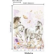 Paarden pracht - Kinderbehang - 194,8 cm x 280 cm - Walloha