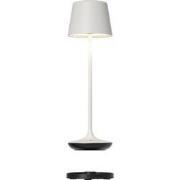 Leonardo tafellamp Bari | Wit | Oplaadbaar