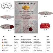 Chesterfield Bank Original Leer | 1 + 1 + 3 zits | Geel | 12 jaar gara...