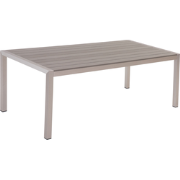 VERNIO  - Tuintafel - Grijs - 90 x 180 cm - Aluminium