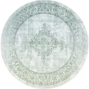 Istanbul Vintage - Laagpolig Vloerkleed - Rond - Retro Tapijt - Creme ...