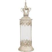 Clayre & Eef Lantaarn Ø 17x55 cm Beige IJzer