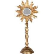 Clayre & Eef Decoratie Beeld 16x9x36 cm Goudkleurig Kunststof