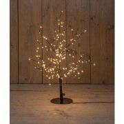 Boom 240led flash classic warm ip44 trafo hoogte 60 cm zwart