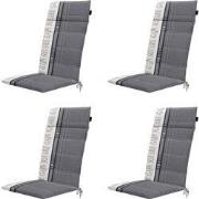 Madison -  Tuinstoelkussen Hoge Rug Madison garden grey - Ca. 120x50 c...