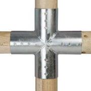 Paalverbinders 4-weg Tuindeco