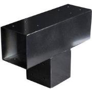 Paalverbinder 3-weg T-model t.b.v. 12 cm paal Tuindeco