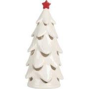 Clayre & Eef Kerstdecoratie met LED-verlichting Kerstboom Ø 9x19 cm Wi...