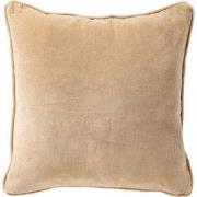 CARINA - sierkussen 45x45 cm - 100% katoen - Pumice Stone - beige