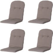 Madison -  Kuipstoelkussen Hoge Rug Panama taupe - Ca. 96x45 cm - Set ...