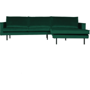 WOOOD Rodeo Chaise Longue Rechts - Velvet - Green Forest