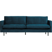 WOOOD Rodeo Classic 2,5-Zitsbank - Velvet -  Blauw - 83x230x88