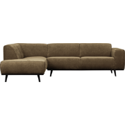 WOOOD Statement Hoekbank Links - Rib - Rock - 77x274x210