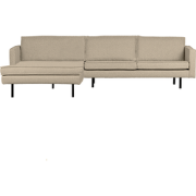 WOOOD Rodeo Chaise Longue Links - Bouclé - Beige - 85x300x86/155