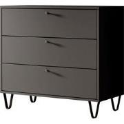 Meubella - Ladekast Apula - Antraciet - 84 cm