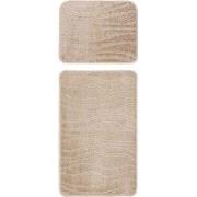 Bari Badmat / Toiletmat - Badkamer Set 2-Delig - Wasbaar - Anti-slip -...