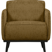 STATEMENT FAUTEUIL MET ARM STRUCTURE VELVET BRASS