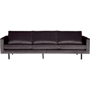 WOOOD Rodeo 3-Zitsbank - Velvet - Antraciet - 85x277x86