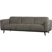 STATEMENT 3-ZITS BANK 230 CM STRUCTURE VELVET FROST