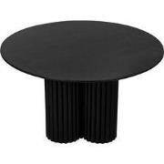 Lewis & Loft Salontafel Lane - Rond ?80 - FSC®- mangohout - Zwart