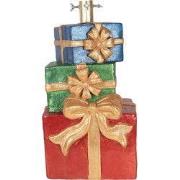 Clayre & Eef Kerstboom Standaard Cadeau 25x28x48 cm Rood Keramisch mat...