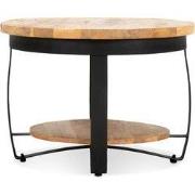 Benoa Dandridge Iron Paras Sidetable Wooden Top 60