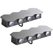 WELDON - Wandlamp set van 2 - Zwart - Aluminium