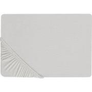 JANBU - Laken - Lichtgrijs - 90 x 200 cm - Katoen