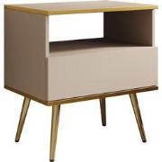 Meubella - Nachtkastje Orleans - Beige - 54 cm